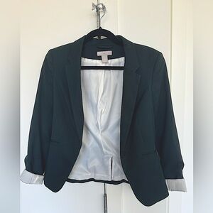H&M forest green blazer